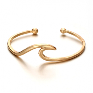 Armband Wave Zilver of Goud